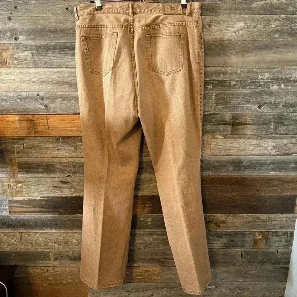 Vintage 1990s Lauren Ralph Lauren Brown Studded Denim  Womens Size 12
A2 - Picture 5 of 7